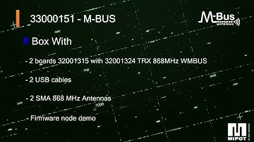 Evaluation Kit 33000151 Wireless M-BUS