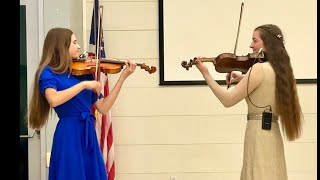 Israel&#39;s National Anthem - Hatikvah | Karolina Protsenko &amp; Avelina Kushnir - Violin Duet