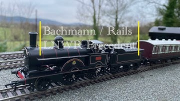 LNWR Precedent by Bachmann / Rails on Garden Railway with 8-coach pre-grouping livery train