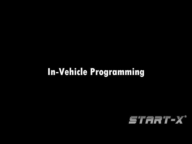 In-Vehicle Prgramming