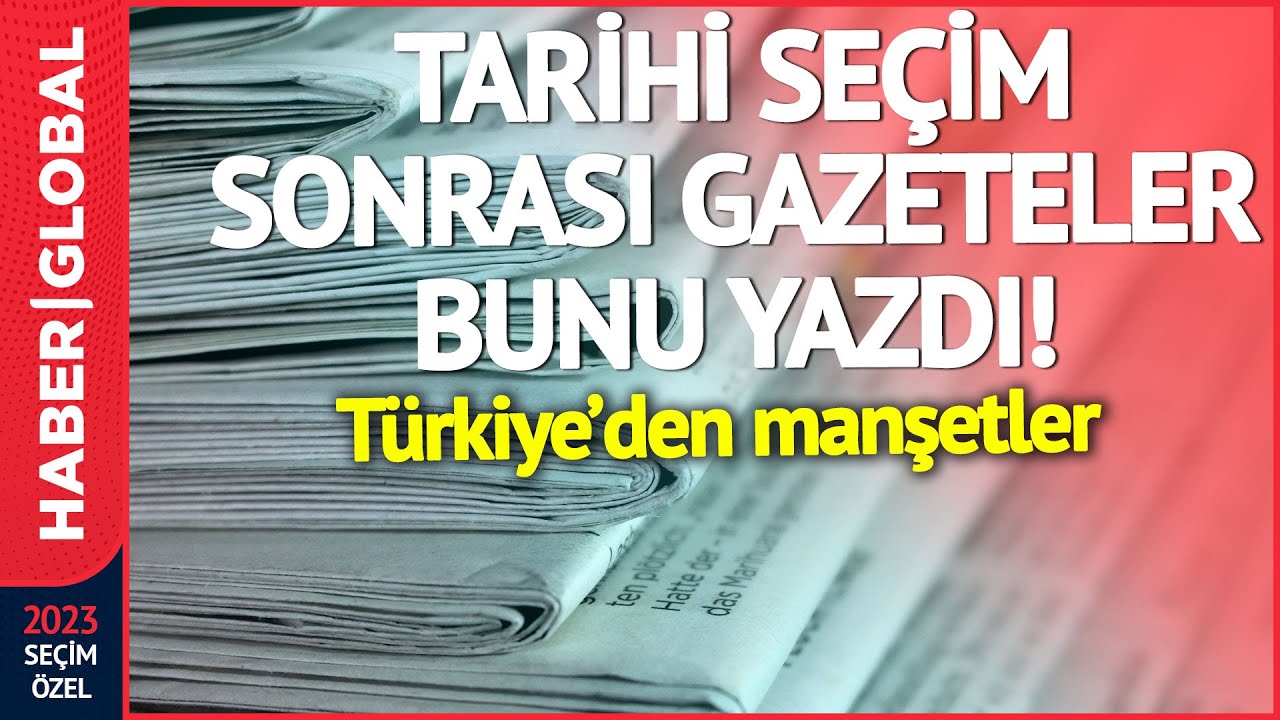 ⁣Seçim Sonuçları Açıklandı, Gazeteler Bu Manşetleri Attı! Tek Videoda Türk Basını
