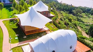 Deluxe Glamping Tents & New Glamping Pods on the Riverside