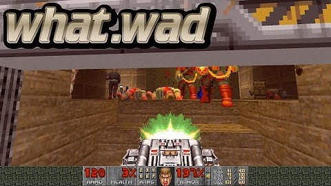 Doom 2: what.wad by CBM -- 2 hour speedmap full of hitscanners on high ledges in tiny rooms