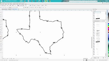 Corel Draw Tips & Tricks Artistic tool for custom Brush stokes