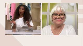 Accents by Affinity Square Pave Eternity Ring, 0.23cttw, Sterl on QVC
