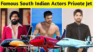 Top 10 South Indian Actors Who Owns Private Jet | Allu Arjun, Yash, Vijay, Ram Charan, Mahesh Babu