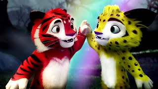 Лео и Тиг - Все серии про дружбу - сборник - мультфильм про животных