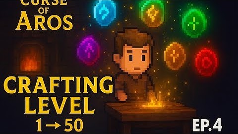 crafting level up in curse of aros | 1 - 50 | #nintugaming #curseofaros  #gamer