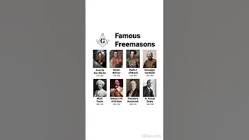 Famous Freemasons In History Shorts History Masons Freemasons 