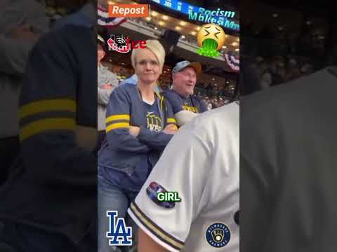A Milwaukee Brewers 'Karen' who went viral after threatening to call ICE on a rival Los Angeles