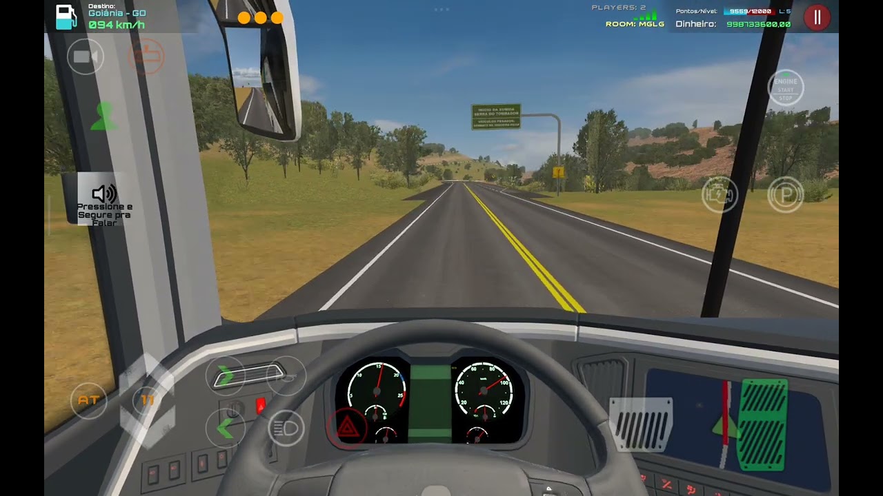 Viagem de Aracaju pra Goiânia no driver jobs online simulator com amigo@VIAGEM_VIRTUAL2.0 
