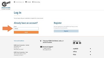 NORD DRIVESYSTEMS | myNORD Online Tools | Login and Register | US-English