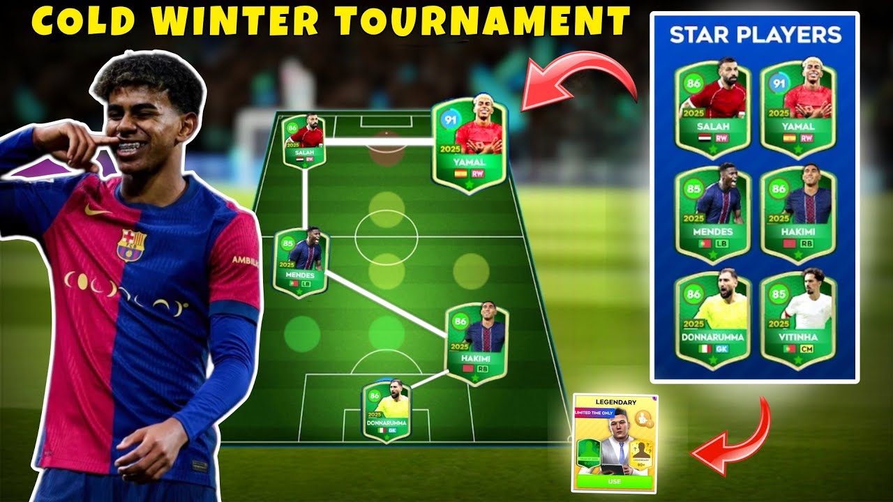 DLS 26 | Игроки с зелёными картами 🤩 | Турнир холодной зимы | Hamood Gamerx