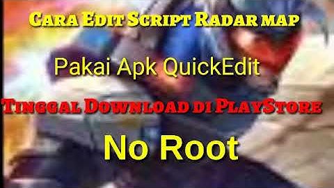 Cara edit script radar map no Root
