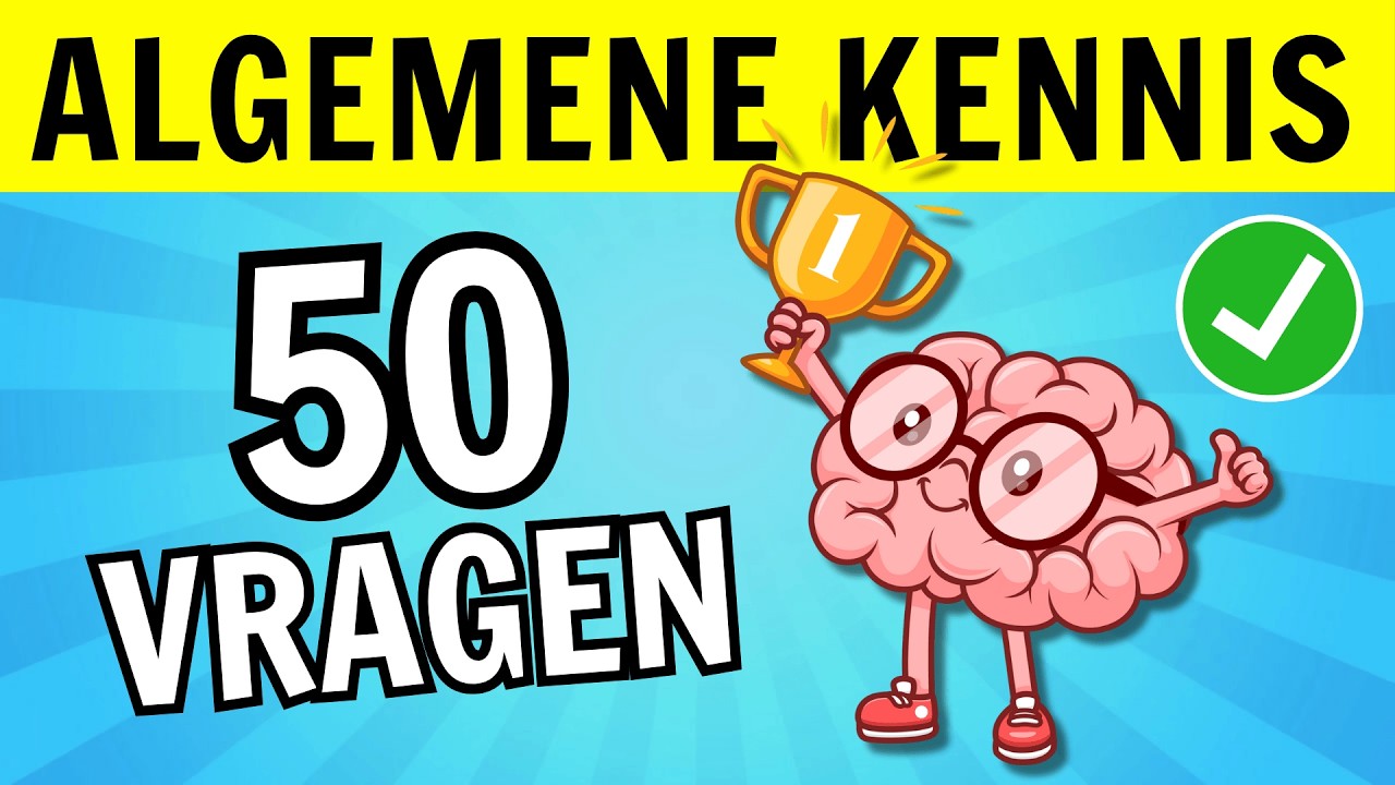 Hoe SLIM ben jij? 🧠 | IQ TEST | 50 Vragen ✅