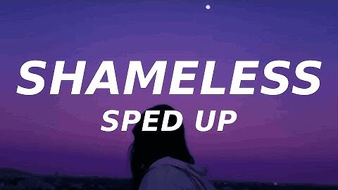 Camila Cabello - Shameless (sped up) (lyrics) i want you to give in