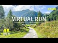 Virtual Run 4k - 50 Minute Treadmill Workout Mont Blanc Scenery POV Champex Lac thumbnail
