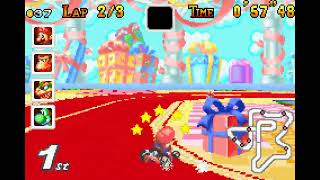 Mario Kart: Super Circuit - Star Cup (150cc) - Ribbon Road screenshot 3
