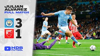 Julian Alvarez vs Estrella Roja Empezo la Champions League con 2 goles para el Manchester City