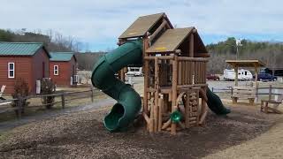 Blue Ridge Georgia KOA campground tour