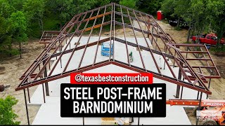 Update for Texas BEST Steel PostFrame Barndominium Home in Callisburg #homebuilding