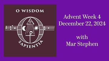 Fourth Sunday of Advent, December 22, 2024