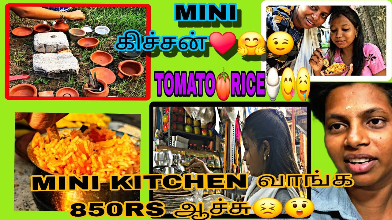 MINI KITCHEN வாங்க 850RS aachii😲😵#kuttyangel #love #miniature #minikichen