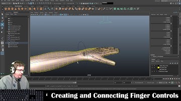 Autodesk Maya 2019: Creating and Connecting the Finger Controls