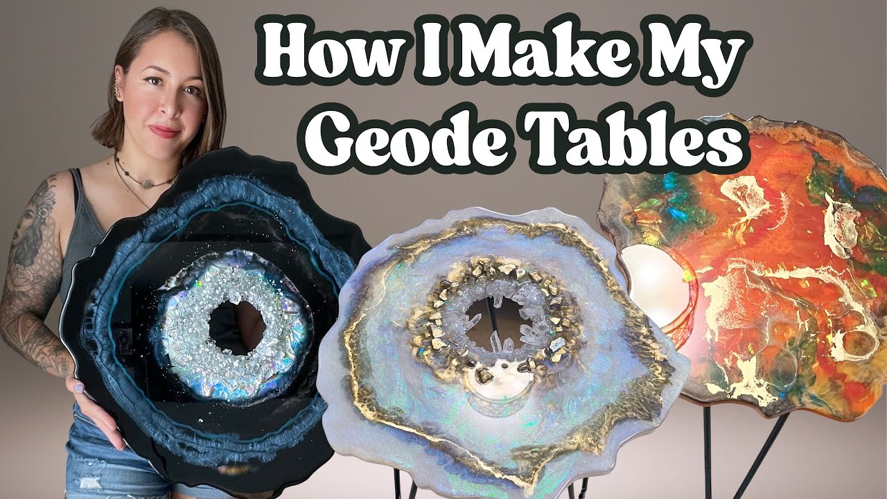 How I make my geode tables