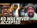 Shannon sharpe  gilbert arenas explain why kevin durant was never accepted by warriors  nightcap
