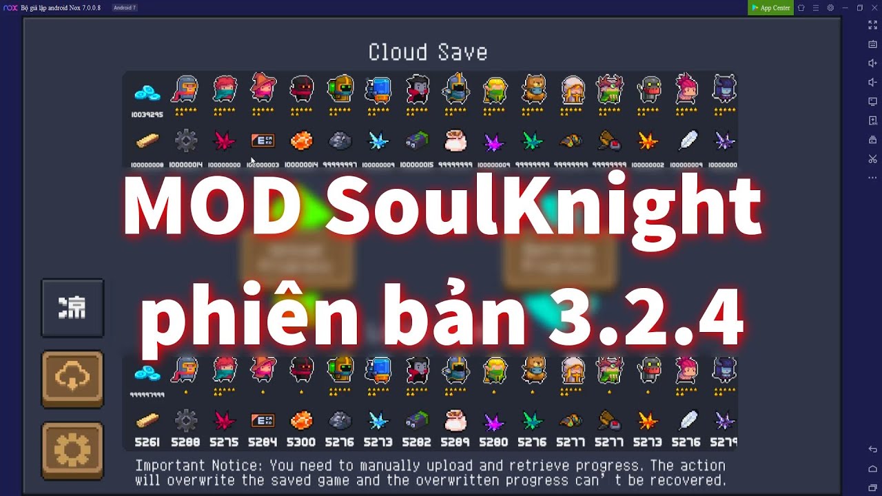 ERIN NGUYỄN Mob Soul Knight 3.2.4 mới nhất bản gốc,