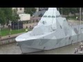 Visby class corvette VISBY To withdraw into the river Aura