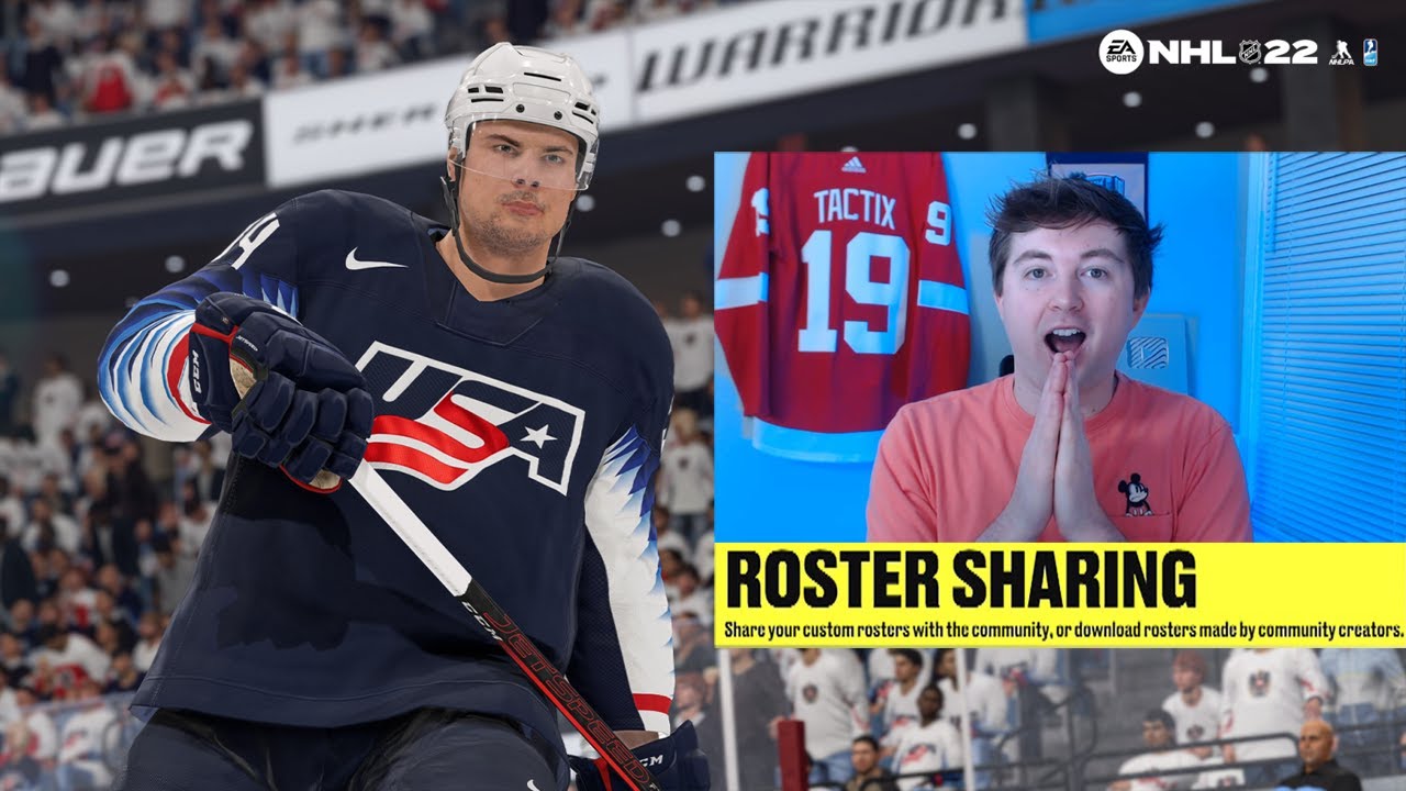 NHL 22 HUGE UPDATE! Roster Share + World Juniors + Women's Hockey