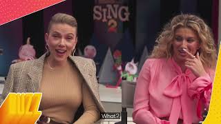 Scarlett Johansson & Tori Kelly Sing 2 Interview