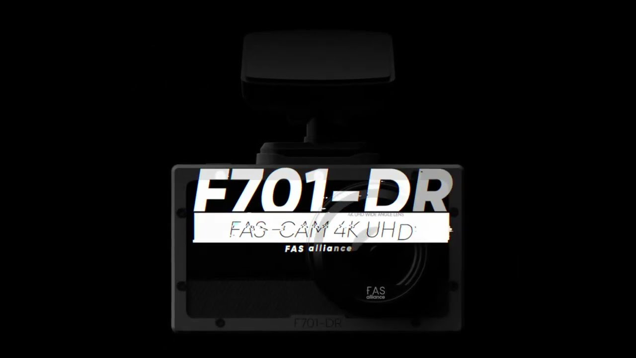 Fas Alliance Upgraded F701 Dash Cam Include Free 128G SD Card, 4K Front 3840x2160 Uhd, Built-in GPS, 135.6° Wide Angle Dashboard