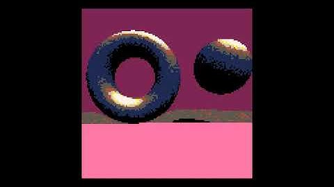 RAYMARCH TEST RAY MARCH RAY TRACED ICON PICO 8 Fantasy Virtual Console Lexaloffle Games www lexaloff
