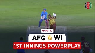 1St Innings Powerplay Afghanistan Vs West Indies 2026 3Rd T20I Jan 22 Dubai Acb 321J