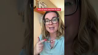How to save your first $1,000 in 4 steps