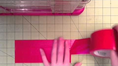 How to make a duct tape fabric sheet wt. Mckenzie