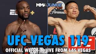 🔴 UFC Vegas 119: Kape vs. Horiguchi 2 official weigh-ins live stream