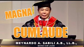 GRADUATION DAY | UST GRADUATE SCHOOL OF LAW MASTER OF LAWS | Meynard A. Sabili | Magna Cumlaude