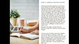 Screenwriting Course - Screenplay Structure (Act 3)
