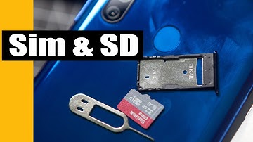 how to insert sim and sd in blackview phone