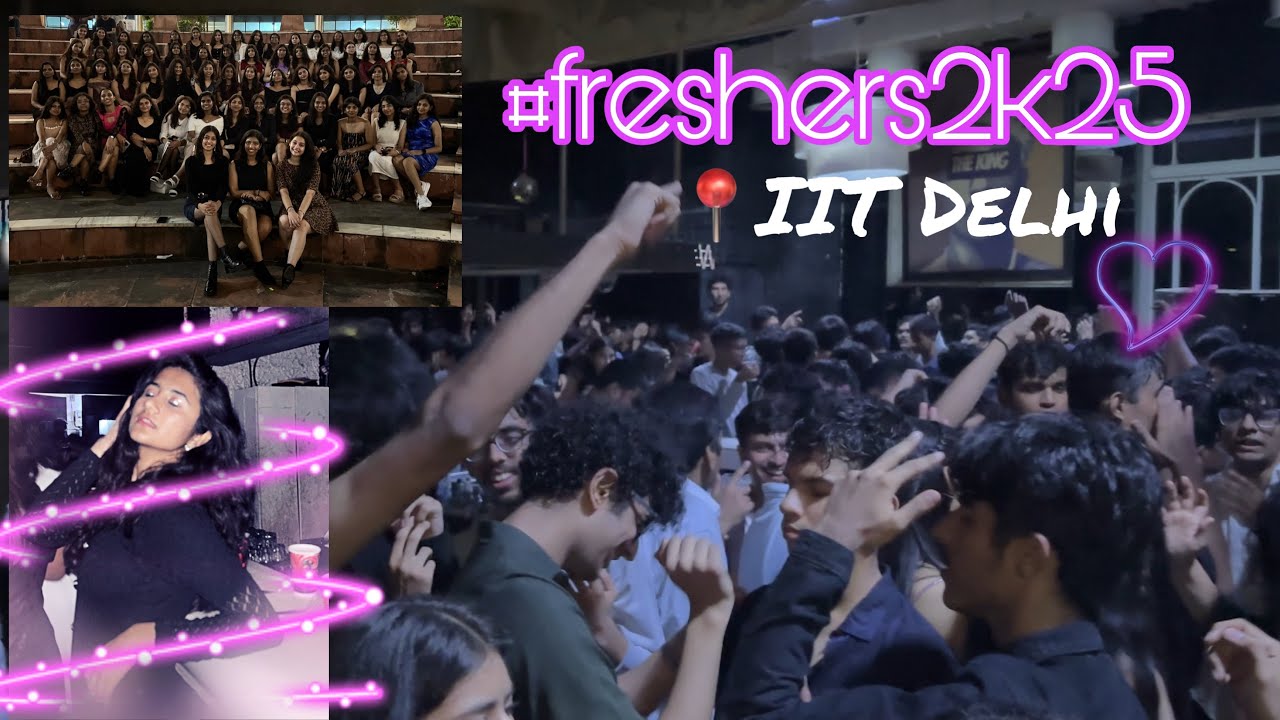 Freshers party of IIT Delhi 2025 | Slique Club | 