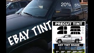 HOW TO INSTALL WINDOW TINT FOR THE FIRST TIME - EBAY PRECUT TINT (AVOID EASY MISTAKES)