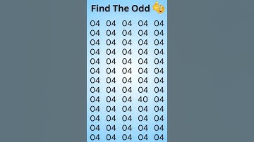 🔥 99% Fail This Number Puzzle! Can YOU Spot the Odd One? 🤯🧐