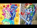 Poor my little pony rainbow dash betrayed   soarin follow the rich lady   love story animated