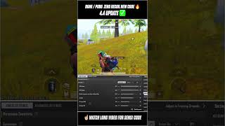 NEW UPDATE 4.4 🔥 BEST SENSITIVITY CODE + CONTROL SETTINGS BGMI/PUBG MOBILE