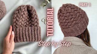 Knit a Cable Beanie Tutorial | Two Sizes | Part 1