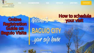 How to SCHEDULE A VISIT via BAGUIO VISITA 2021